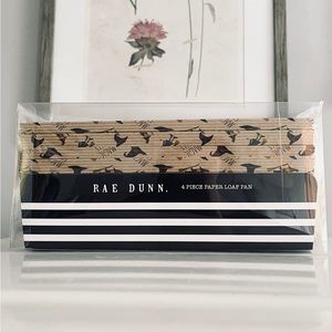 Rae Dunn by Magenta, 4 Piece Loaf Pan Papers